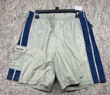 Nike Mens Board Shorts Green Mesh Swim Trunks Drawstring Size M