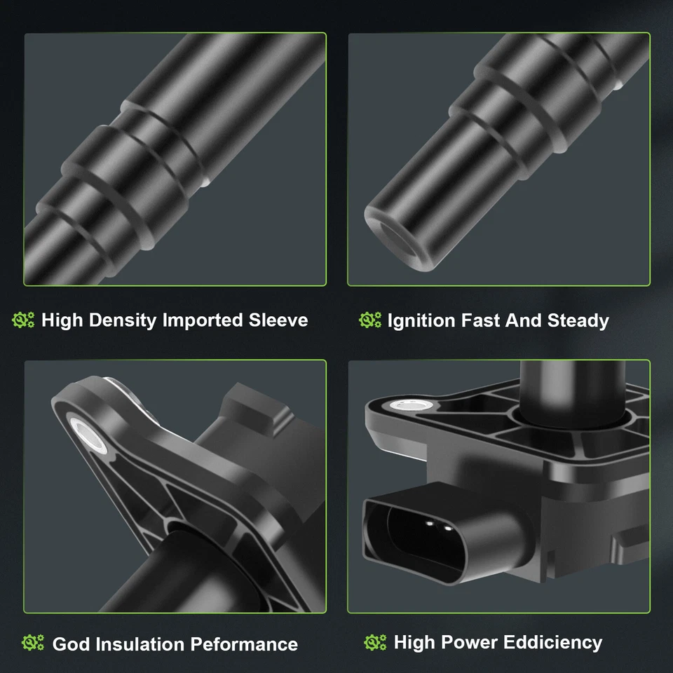 4 bobinas de encendido y bujía UF274 para Volkswagen Beetle 1999-2001 1,8 L L L4 Foto 3 de 4