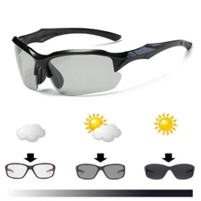 Professional Photochromic Cycling Glasses Polarized Bike Bicycle Eyewear Riding