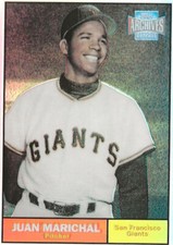 2001 Topps Archives Reserve Juan Marichal Refractor SP San Francisco Giants HOF