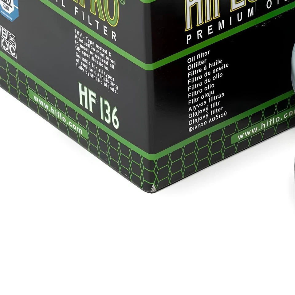 Ölfilter Hiflo HF136 für Beta Alp / Motard 4.0 / Suzuki GN 250 / VL 250 Intruder — 第 4/4 张图片