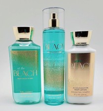 Bath Body Works - At the Beach 3 pc Trio Bundle Shower Gel Mist Body lotion