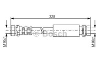 1 987 476 994 Bosch Bremsschlauch FüR Ford,Ford Australia,Mazda