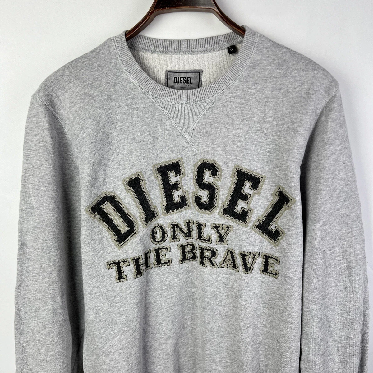 Diesel sales grey sweatshirt