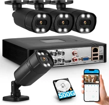 KERUI 5MP 2MP 8CHSecurity CCTV DVR Recorder Surveillance Camera System Kit NEW
