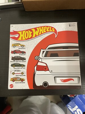 Hot Wheels JDM 6 Car Box Set