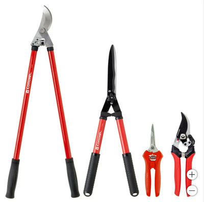 Corona Tree & Shrub Trimming & Pruning Set, Lopper, Hedge Shear, Pruner, Snip