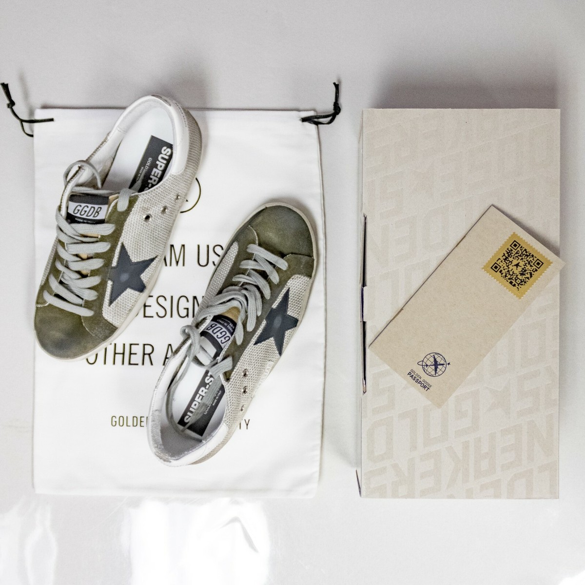 スニーカー Super-star Classic with List low-top sneakers Golden Goose Mens Super-Star Classic With List Shoes