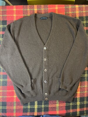 alpaca 111 vintage 100% alapaca cardigan kurt cobain sweater