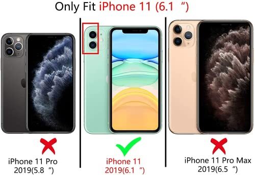 Compact Case Shiny Design, Süß Trendy Soft Slim für iPhone 11 Silber Schmetterling - Bild 7 von 7