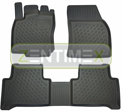 Premium-3D-TPE-Gummifußmatten für VW Volkswagen Touran Comfortline 2 5T Van Ko34