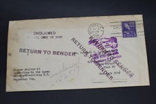 1948 Quarantine Letter to QUEEN ELIZABETH Steam Ship
