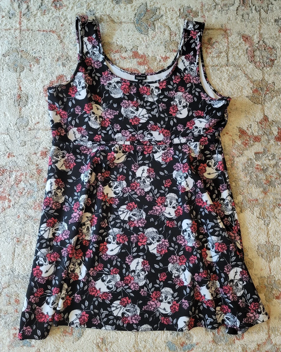 Torrid skull cheap dress