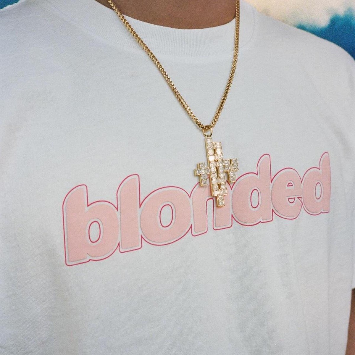 Blonded Frank Ocean Tee White & Pink (Large) | eBay