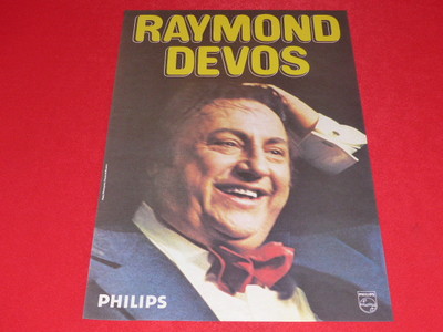 COLL.J. LE BOURHIS AFFICHE Spektakel/Raymond Devos Ca 1970 Philips Bounon