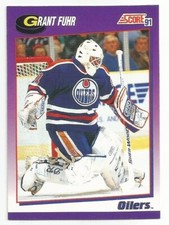 GRANT FUHR 1991-92 SCORE CARD MINT CONDITION