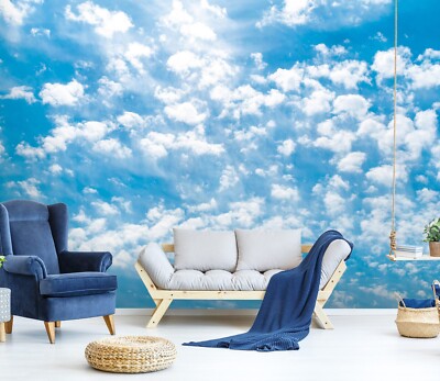 Fond décran mural 3D Cloud Landscape acheter ZHUB1872 amovible auto-adhésif Vera