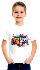 Gaming Kids T-Shirt Childrens 3-4  years Summer Shirt Tee Shirt Gameboy PS4