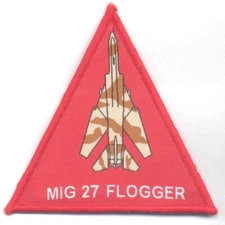 INDIA Indian Air Force MiG-27 Flogger pilot patch