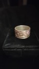 Antique Signed Haida Raven With Pearl & Bearclaw Ring In Sterling Silver — photo 5