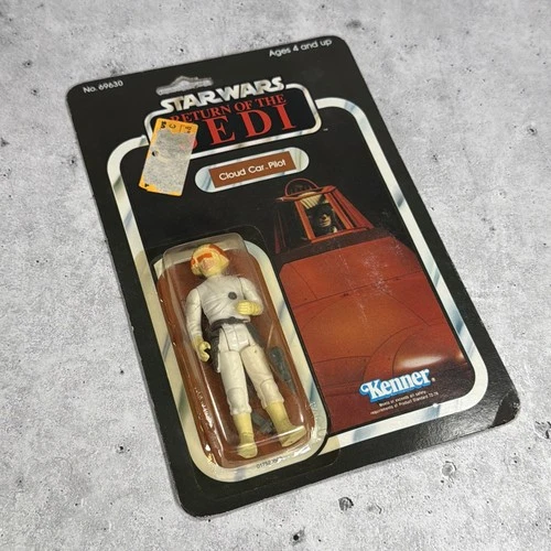 Vintage Kenner Star Wars Cloud Car Pilot ROTJ 65 A MOC 1983 Sealed Bespin