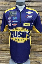 NASCAR JTG Racing Team Issued Bush's Best Race Used Crew Shirt Size Medium
