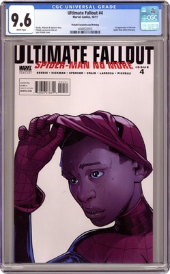 Ultimate Fallout #4D Pichelli Variante 2nd Druck Cgc 9.6 2011 4040522013