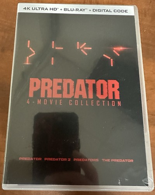 #ad Predator: 4 Movie Collection 4K UHD Blu ray Digital NEW Sealed $49.98