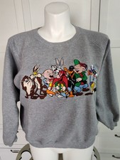 Looney Tunes WB 1991 ACME Embroidered Sweatshirt Size XL Unisex Excellent Cond