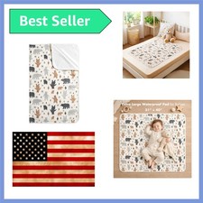 Baby Waterproof Bed Pad Washable Mattress Pad Reusable Underpads Bed Wetting ...