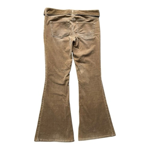 Pantalones de pana acampanados con cinturón Abercrombie & Fitch vintage Y2K talla 8 - Imagen 4 de 12
