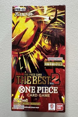 Sealed Japanese The Best Vol. 2 PRB-02 Booster Box US SELLER One Piece Card Game