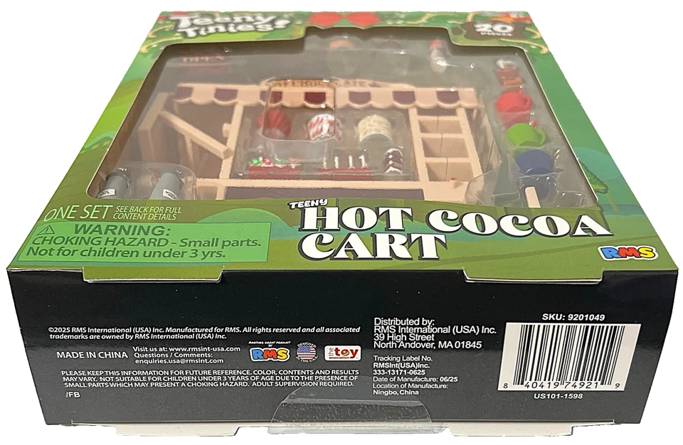 Игровой набор Teeny Tinies Teeny Hot Cocoa Cart Mini Food 20 шт. возраст 6+ новый в коробке - Изображение 3 из 3