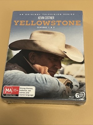 YELLOWSTONE COMPLETE SERIES 1 AND 2 DVD First Second Season One Two Blu-ray NEW
