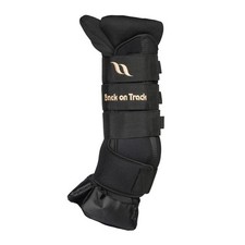 Royal Quick Wraps Deluxe Horse Leg Wraps with Welltex Therapy Black Pair