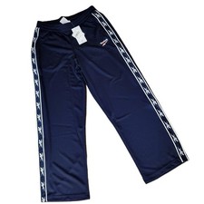 Reebok Vector Tape Athletic Pants Women s Medium Navy Blue Track Pants