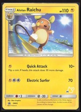 ALOLAN RAICHU BATTLE ACADEMY 25 PIKACHU STAMPED SM65 PROMO POKEMON TCG CARD LP