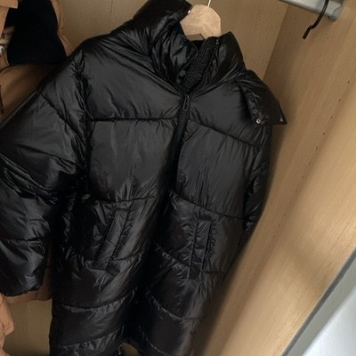 Divided by H&M Steppjacke S Unisex schwarz gefüttert Reißverschluss Stehkragen
