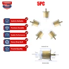 5PC 3/8" FUEL FILTERS INDUSTRIAL HIGH PERFORMANCE INLINE GAS FUEL LINE UNIVERSAL