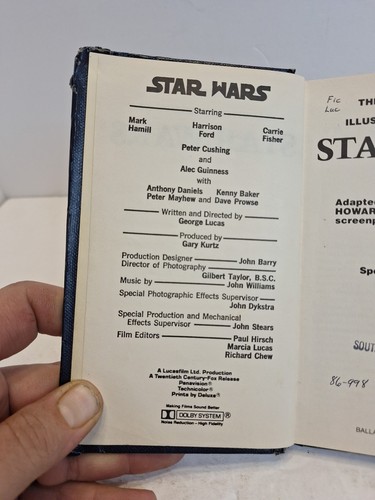Vintage Star Wars Marvel Comic Illustrated Version Hardcover 1st Ed Del Rey 1977 - Foto 6 di 12