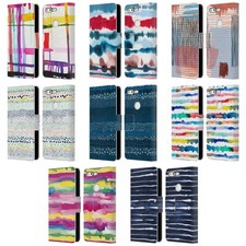 OFFICIAL NINOLA ABSTRACT LINES LEATHER BOOK WALLET CASE COVER FOR GOOGLE PHONES