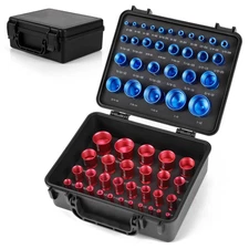 Thread Checker, 60 pcs Nut and Bolt Thread Checker, 30 Inch & 30 Metric Box Set