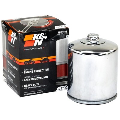 Ölfilter K&N Chrom KN-170C für Harley-Davidson XR XLH Sportster Bad Boy Softail