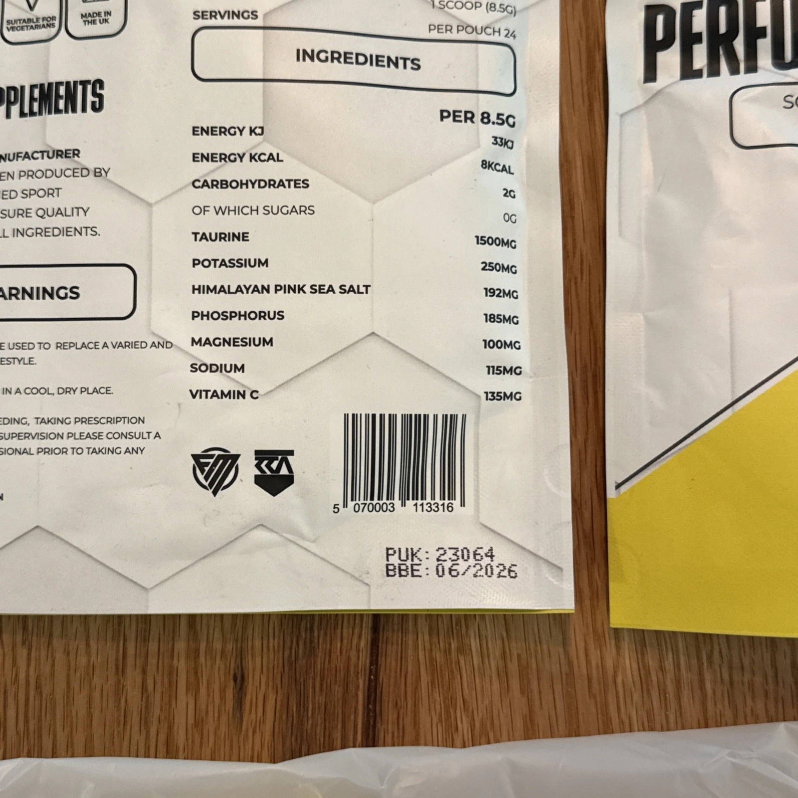 The Tactical Athlete Supplements Performance Hydration Blue Raspberry 300G - New 4