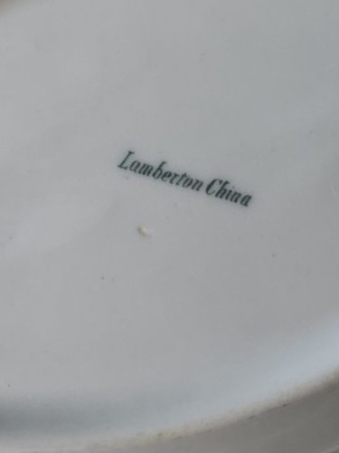 2 Lamberton China Restaurant Ware oval plates 8" & 9" - Picture 3 of 3