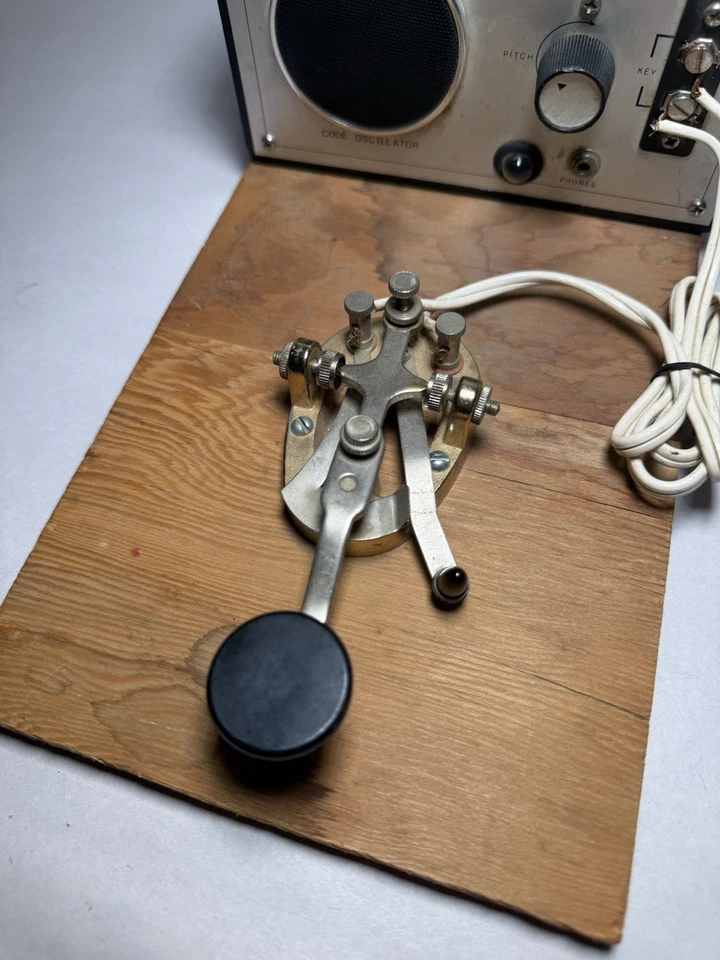 Vtg Lafayette 99-25603 Code Oscillator, Hi-Mound Morse Code Key Japan - Image 2 of 4