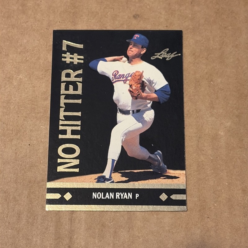 1991 Leaf - Gold Leaf Rookies Bonus Nolan Ryan #BC25