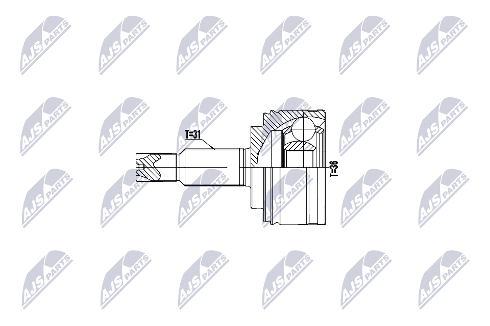 JOINT KIT DRIVE SHAFT NPZ-RE-065 FOR RENAULT MASTER/III/Platform/Chassis/Van - Image 6