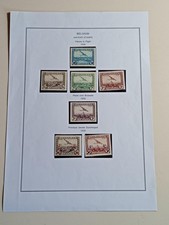 1930 - 1951 Belgium Air Post Stamps Mint/Hinged 