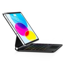 for iPad 11th A16  10th Generation Case with Keyboard   Magic-Style Black